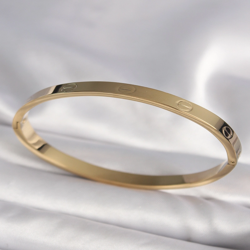 316L Çelik Gold Renk Model Kadın Kelepçe