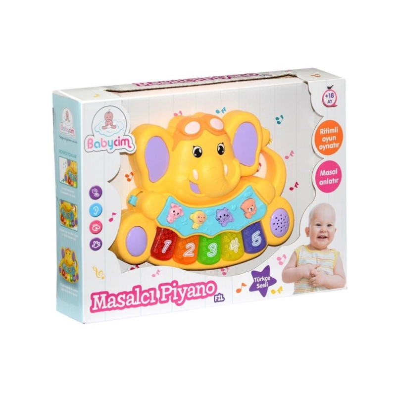 855-31A-24  Birliktoys, Babycim Masalcı Piyano-Fil
