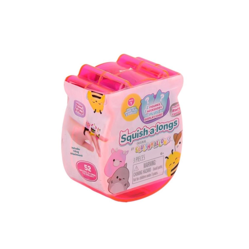 AL0001-1 Squish-a-longs 2 Figür + Yüzük Sürpriz Paket 24lü Display  Seri 1