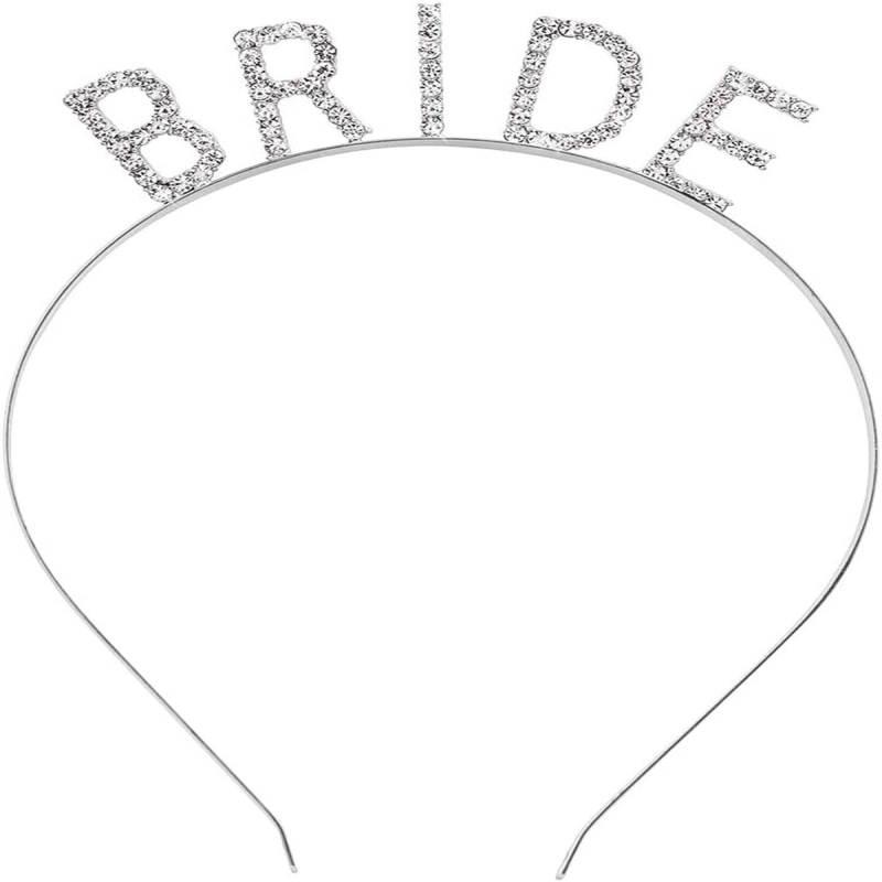 Bekarlığa Veda Bride Tacı Gümüş Renk