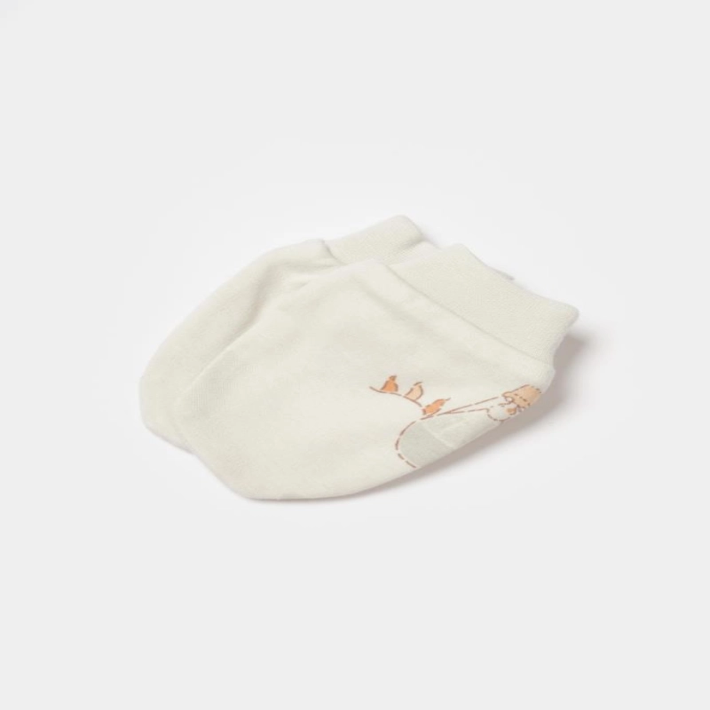 Bibaby Biorganic Teach Me 2'Li Bebe Eldiven 72240 Red