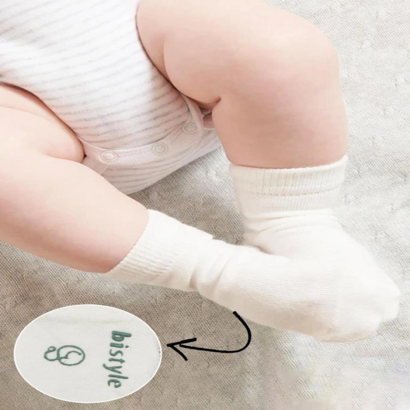 Bistyle Puanlı Kaymaz Penye Soket Çorap 3'Lü BS10108 Nil
