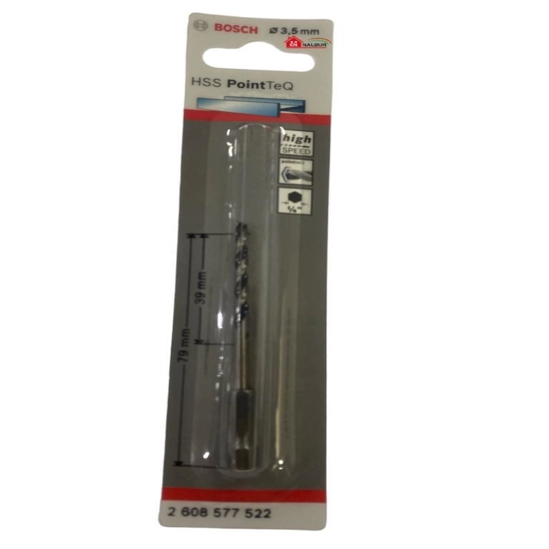 Bosch Pointteq Altıgen Şaftlı Hss Matkap Ucu 3,5 mm