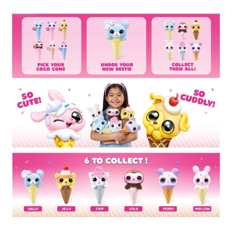 CCN03000 Coco Cones Tatlı Pelüş