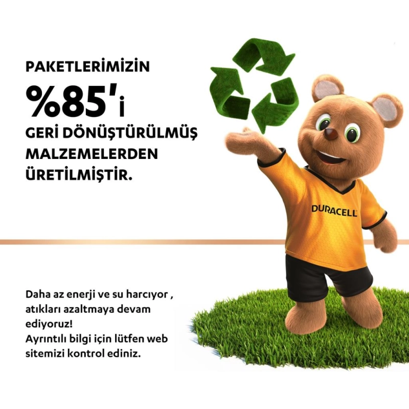 Duracell 4'Lü AAA İnce Kalem Pil