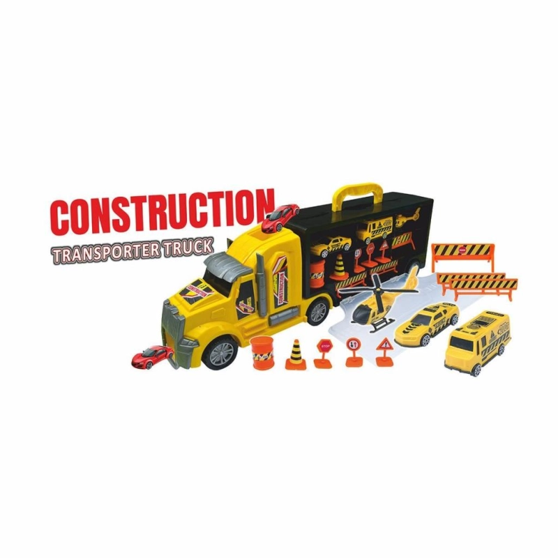 ERN-874 Heroes Toys Çantalı İnşaat Taşıyıcı Tır Seti - Eren Oyuncak