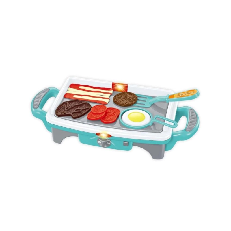 QF2908P-1 QF2908G-1 Işıklı Aksesuarlı Teppanyaki Izgara -Vardem Oyuncak