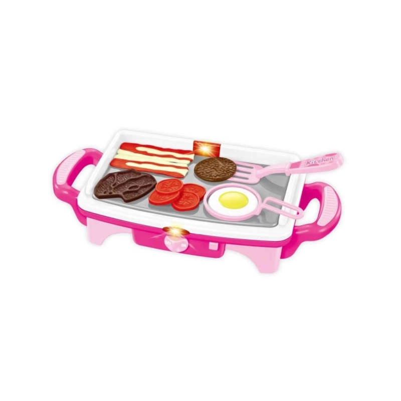 QF2908P-1 QF2908G-1 Işıklı Aksesuarlı Teppanyaki Izgara -Vardem Oyuncak
