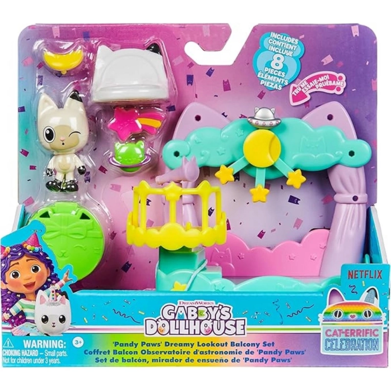 Gabby's Dollhouse Balkon Takımı Figür Set