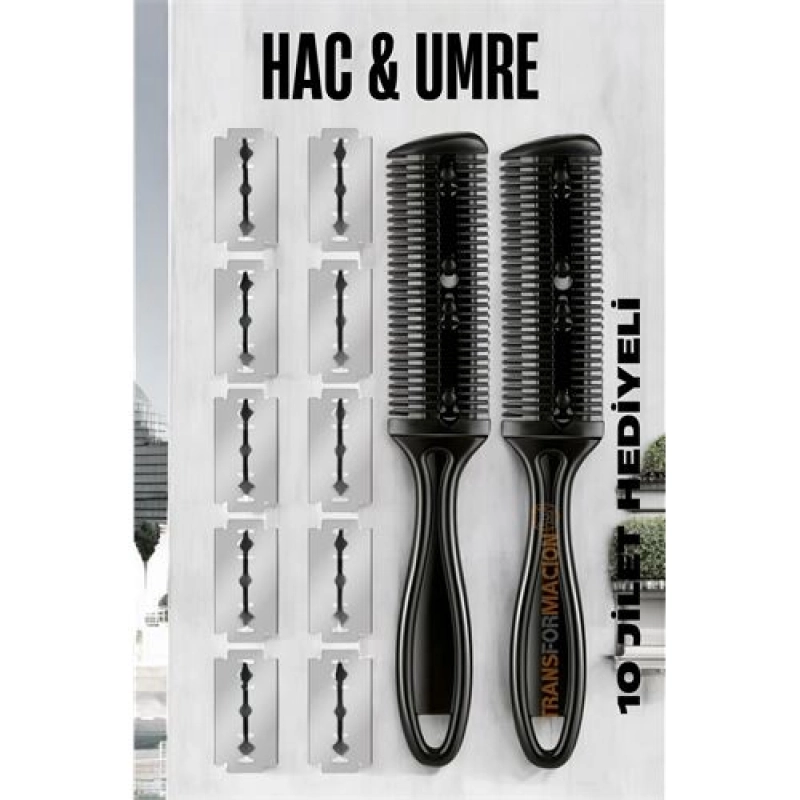 Hac Tıraş Usturası Umre Usturası Tıraş Aleti 10 Jiletli