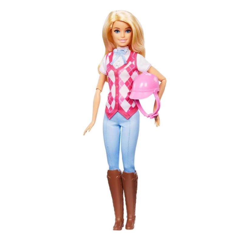 HXJ38 Barbie Binici Bebek - Malibu -Barbie Mysteries: The Great Horse Chase