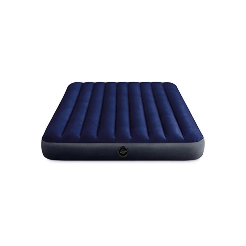 IKY64765 Intex Queen Dura-Beam Klasik Yatak, Yastık, Pompa Set 152x203x25 cm