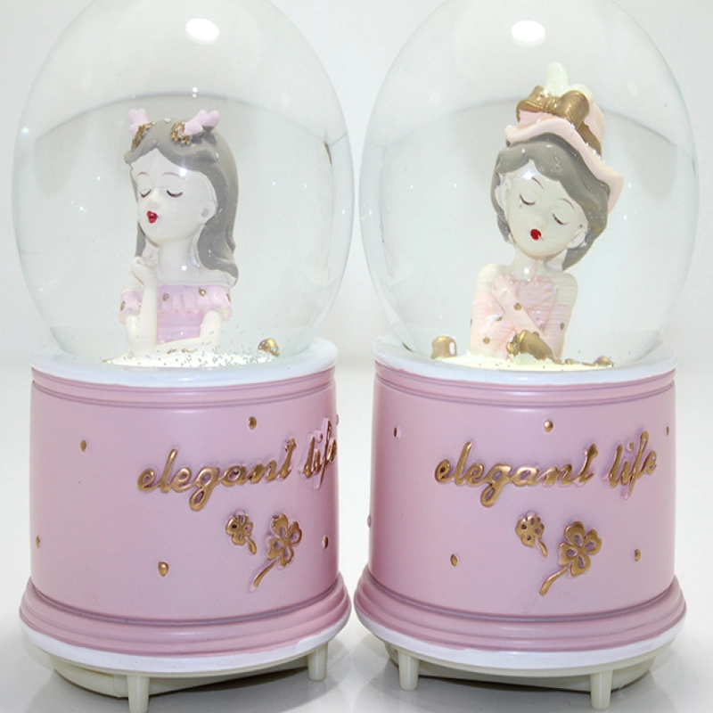 Kar Küresi Işıklı Müzikli 13 Cm No 2