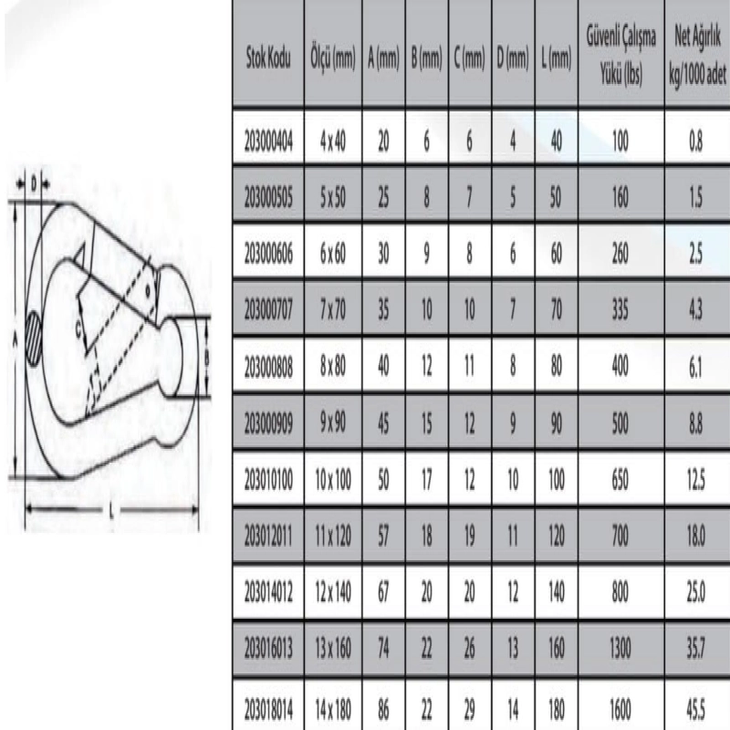 Karabina Yaylı 8 mm ( 3 Adet )