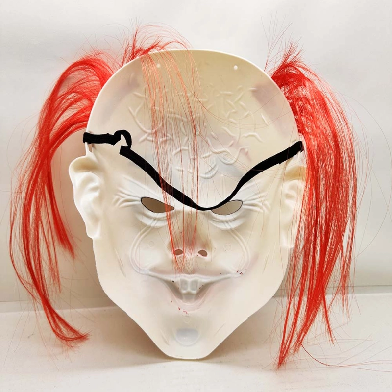 Kızıl Saçlı Joker Palyaço Maskesi