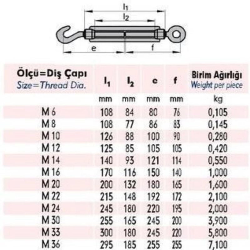 M12 Çektirme ( 2 Adet )