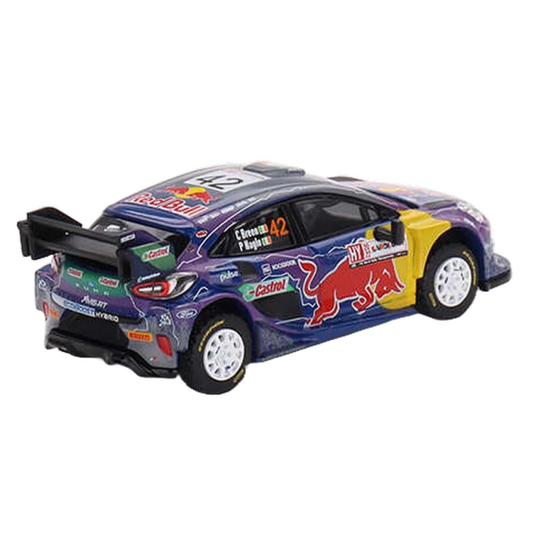Mini GT 1/64 Ford Puma Rally1 M-Sport Ford WRT 2022 Rally Italia Sardegna Place