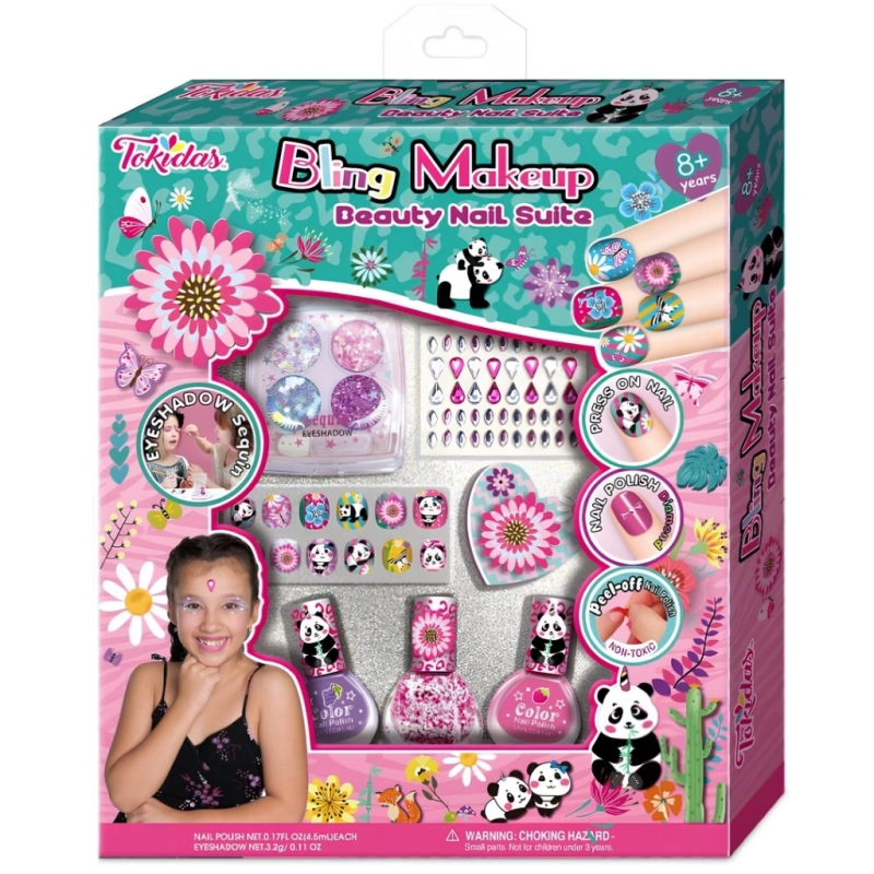 Tokidas Bling Makyaj Güzellik Tırnak Paketi
