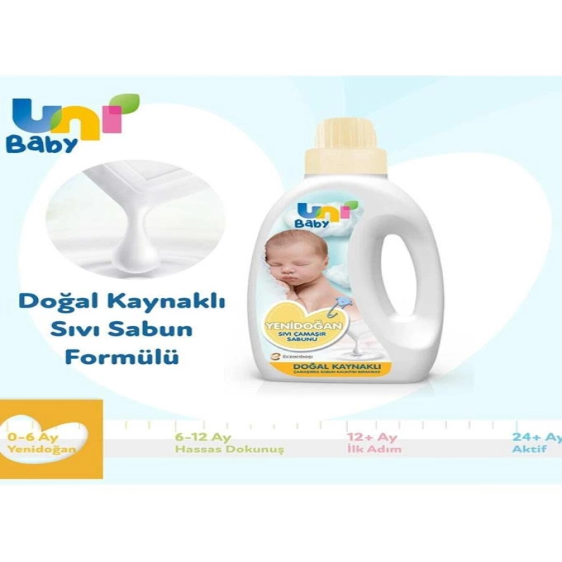 Uni Baby Yenidoğan Sıvı Çamaşır Sabunu 1500 ml