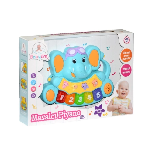 855-31A-24  Birliktoys, Babycim Masalcı Piyano-Fil