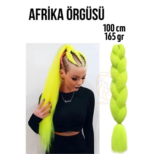 Afrika Örügüsü Rasta 100 Cm 165 Gr 1096 Sarı