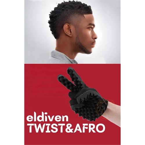 Afro Twist Süngerli Saç Eldiveni