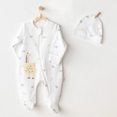 Andywawa AC25803 Little King Bebek Tulum Takım White