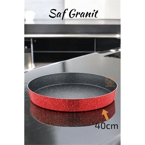 Granit Fırın Tepsisi 40 Cm Çap Börek Tepsisi
