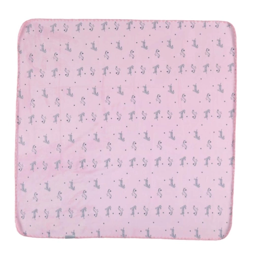 Happy Zebra Land Fluffy Bebek Battaniye 64529 Pembe