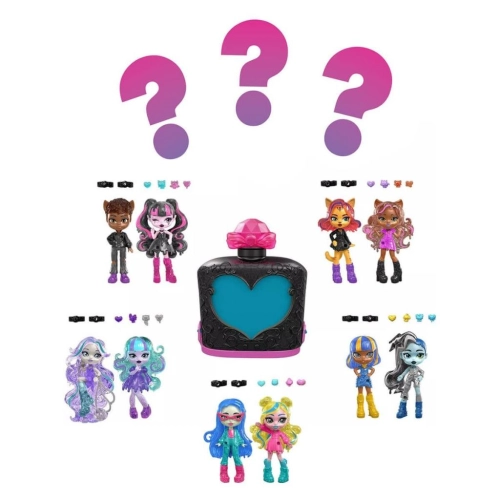 JCY18 Monster High Sürpriz İksiler -  Havalı Arkadaşlar Serisi
