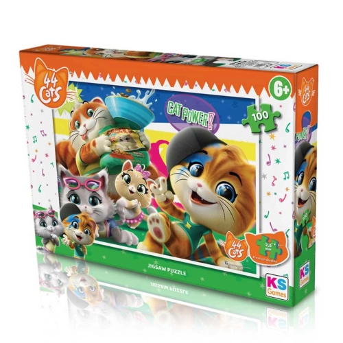 KS Games 44 Cats 100 Parça Puzzle