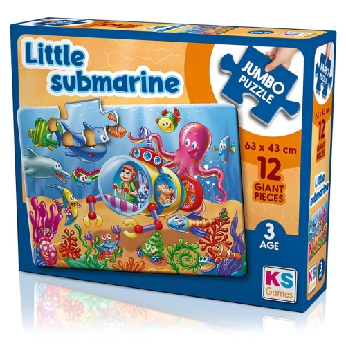 Little Submarine 12 Parça Jumbo Boy Puzzle