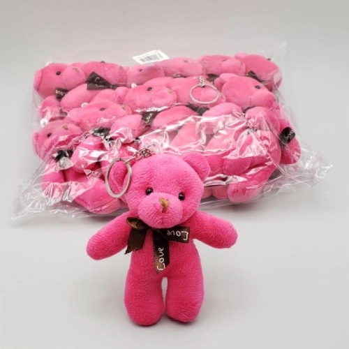 Mini Ayıcık Anahtarlık Pembe Renk