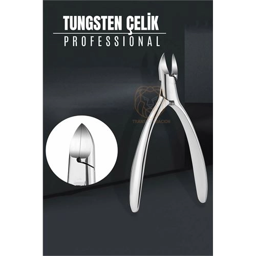 Pedikür Makası Tırnak Batık Makası Tungsten Çelik Profesyonel