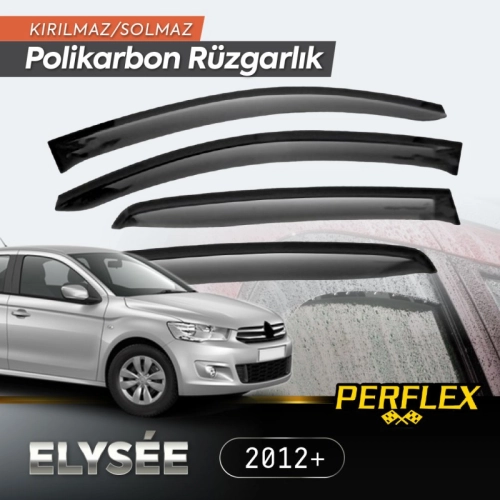 Perflex Polikarbon Kırılmaz Rüzgarlık V2 Mugen Fiat Fiorino 
