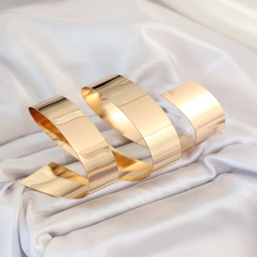 Pirinç Sarmal Gold Renk Kadın Pazu Bileklik