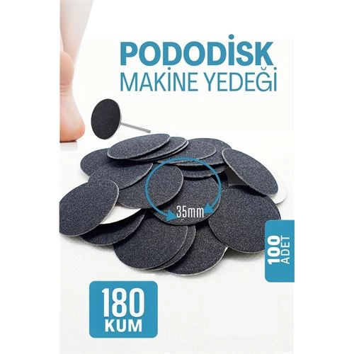 Pododisk - Nasır Sökücü Pedikür Makinesi Yedek Pedler 100 ADET