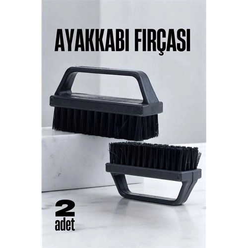 Sert Kıllı Ayakkabı Fırçası - Leke Çıkarıcı Elbise Fırçası 2 ADET