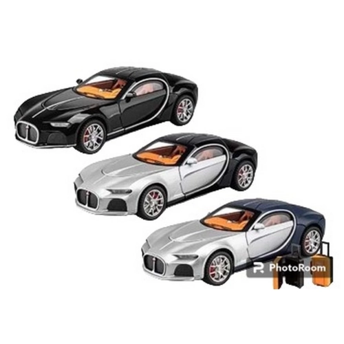 Sesli Işıklı Metal Bugatti Araba