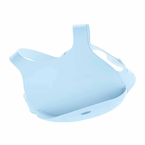 Silikon Mama Önlüğü Mineral Blue