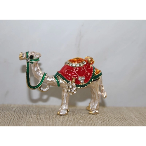 Swarovski Taşlı Minik Figür - Deve Model 2