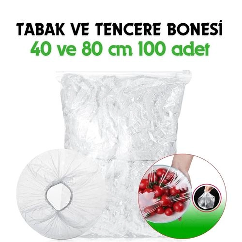 Tabak ve Tencere Bone Seti 2 Boyutlu 100 ADET