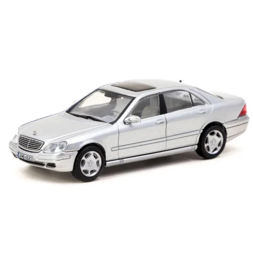 Tarmac Works 1/64 Mercedes Benz S Class Brilliant Silver Metal