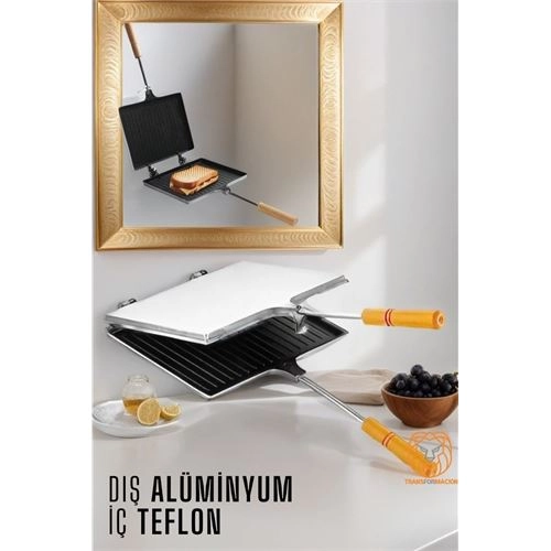 Teflon Tost Makinesi Alüminyum+Teflon