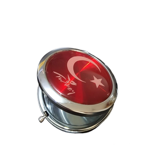Türk Bayraklı El Aynası