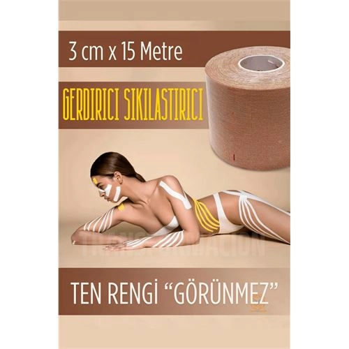 Vücut Gerdirici Sarkma Gizleyici Bant 15 METRE