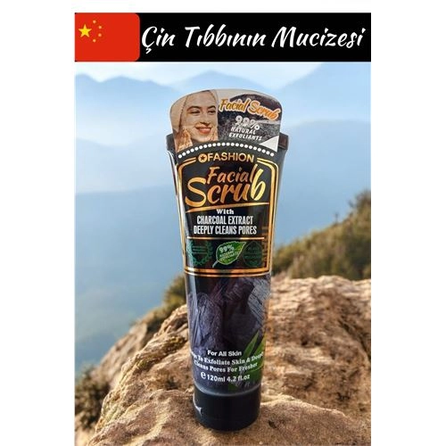 WOKALI Yüz Peelingi Kömür Özü Derin Gözenek Temizleyici Yüz Peeling Scrub