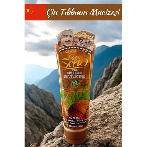 WOKALI Yüz Peelingi Salyangoz Özü Derin Gözenek Temizleyici Yüz Peeling Scrub