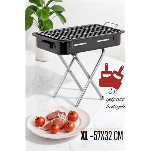 Xl Emaye Mangal Katlanır Ayaklı 57 x 32 cm 720535
