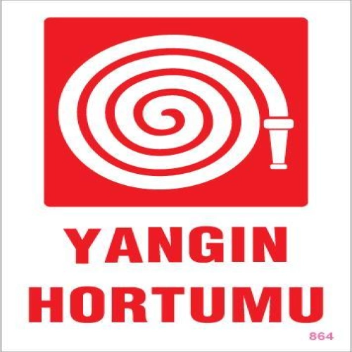 Yangın Hortumu Uyarı Levhası 25x35 KOD:864